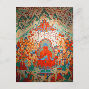 Cartão Postal Buddha Amitabha Terra Pura Sukhavati