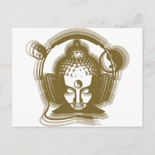 Cartão Postal Buddha Deejay