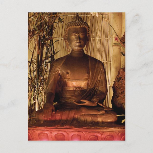Cartão Postal BUDDHA : Estátua de Cobre (Frente)