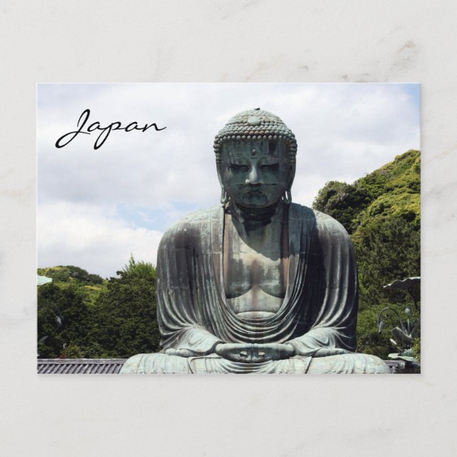 Cartão Postal buddha japan (Frente)