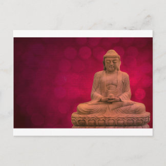 Cartão Postal buddha red