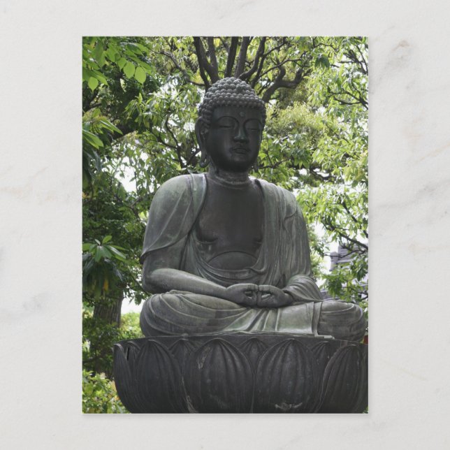 Cartão Postal buddha sensō-ji (Frente)