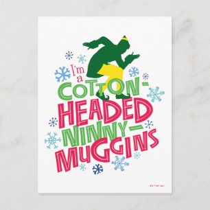 Cartão Postal Buddy, o Elf   Ninny-Muggins De Algodão