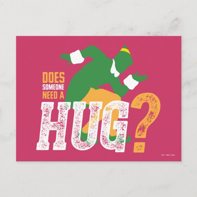 Cartão Postal Buddy the Elf | Does Someone Need a Hug (Frente)