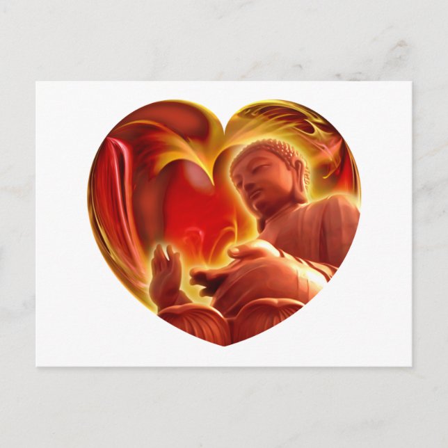 Cartão Postal BUDHA Heart (Frente)