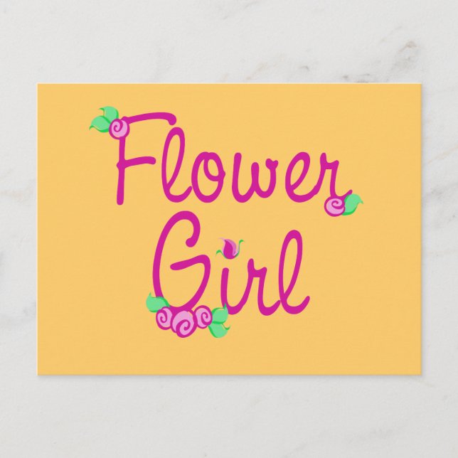 Cartão Postal Buds de Amor/ Casamento (Frente)