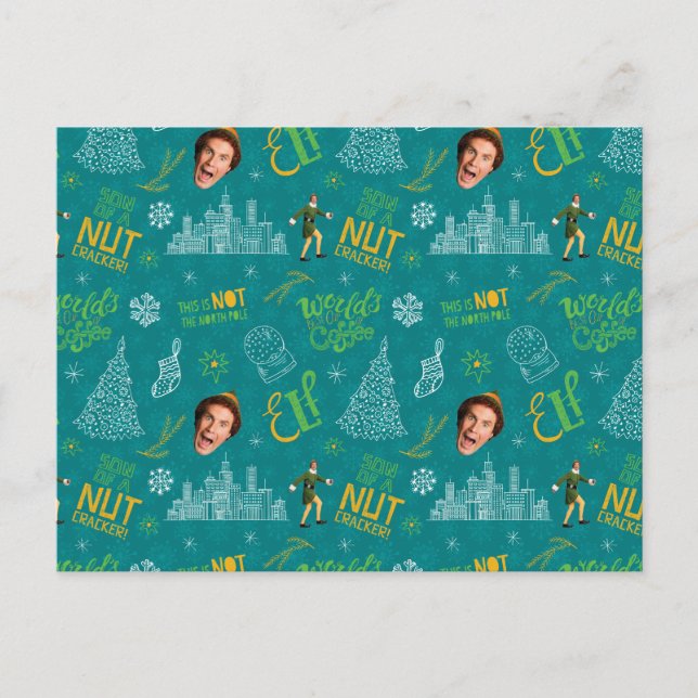 Cartão Postal Budy, o padrão de citação do Teal Elf (Frente)
