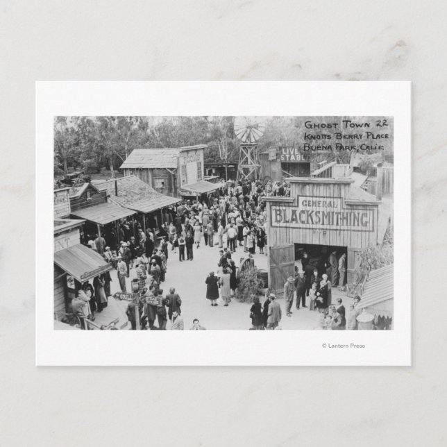 Cartão Postal Buena Park, California Knotts Berry Place Ghost (Frente)