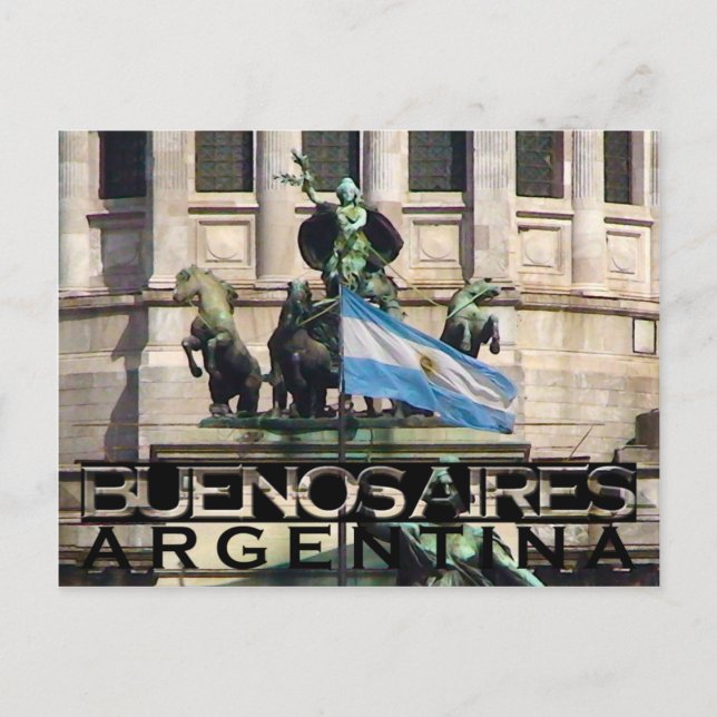 Cartão Postal Buenos Aires (Frente)