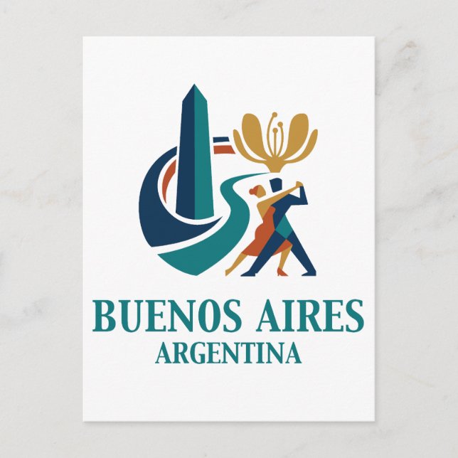 Cartão Postal Buenos Aires Argentina (Frente)
