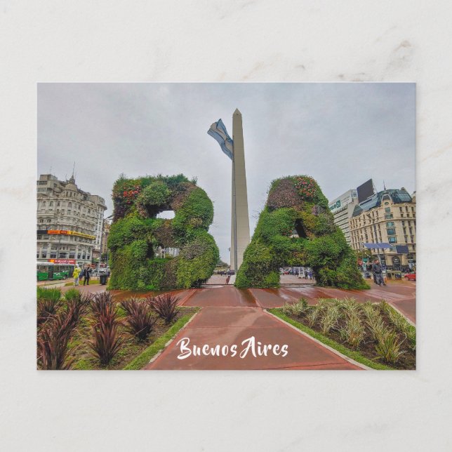 Cartão Postal Buenos Aires, Argentina (Frente)