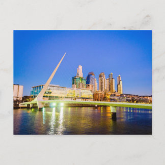 Cartão Postal Buenos Aires Nocturna