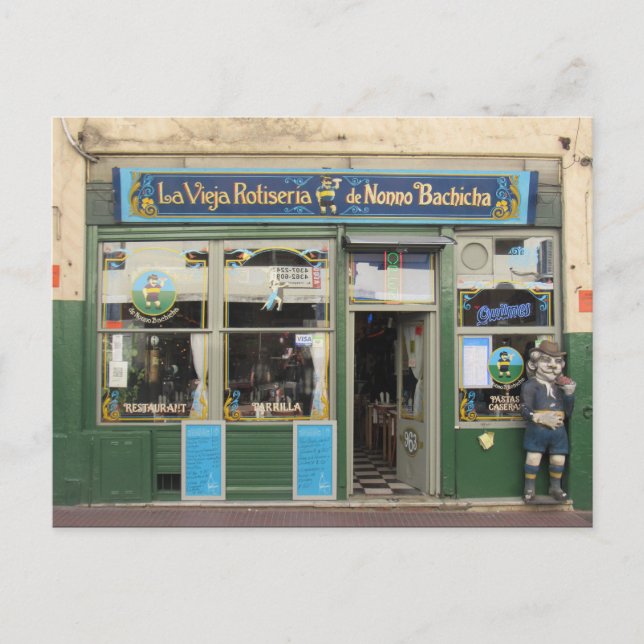 Cartão Postal buenos aires rotiseria (Frente)