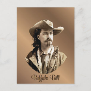 Cartão Postal Buffalo Bill Cody 1875