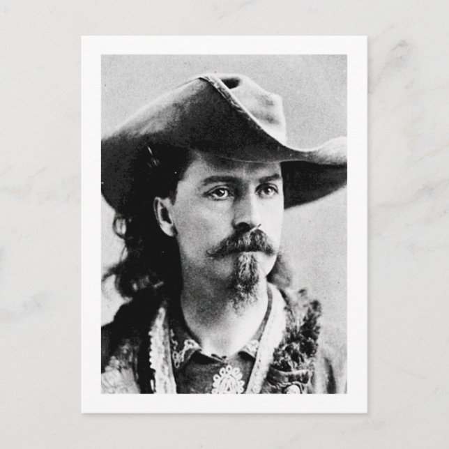 Cartão Postal Buffalo Bill Cody Western Scout Wild West Showman (Frente)