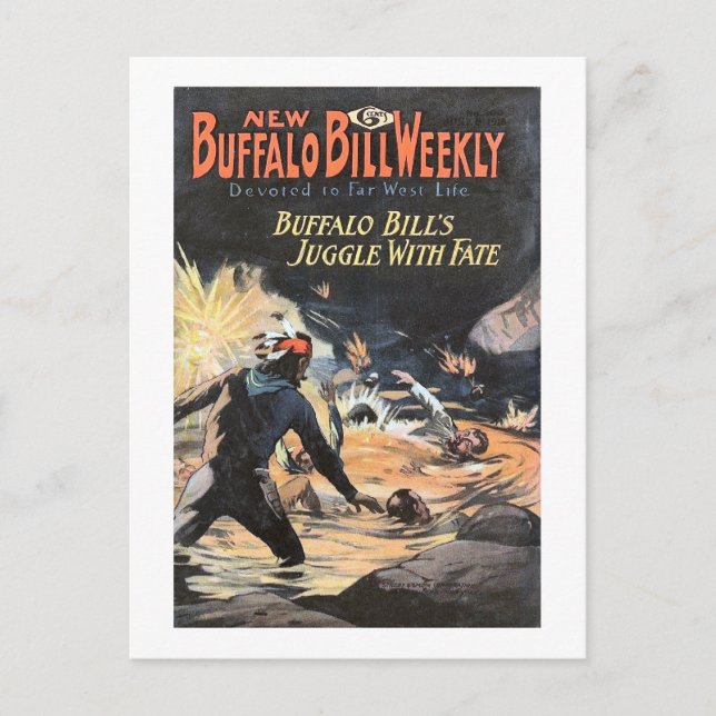 Cartão Postal Buffalo Bill Weekly 6 - colheita (Frente)