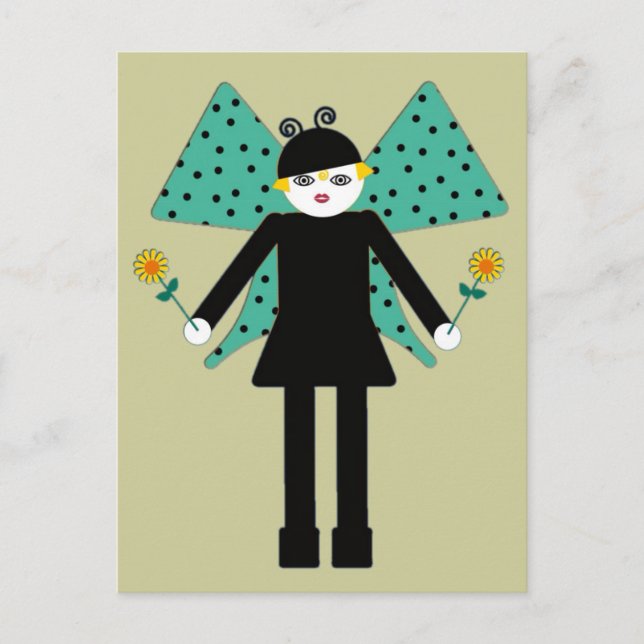 Cartão Postal Buggy Martzkins ButterflyPostcard (Frente)