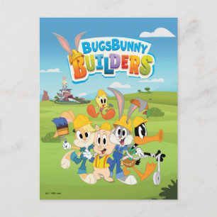 Cartão Postal BUGS BUNNY BUILDERS™  O Grupo Looney Builders