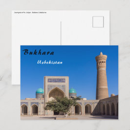Cartão Postal Bukhara, Uzbequistão - Po-i-Kalyan