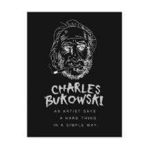Cartão postal Bukowski