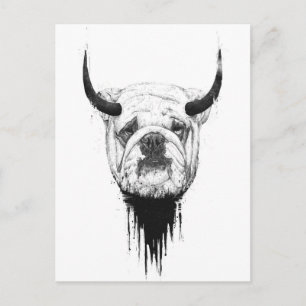 Cartão Postal Buldogue