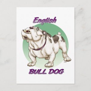 Cartão Postal buldogue