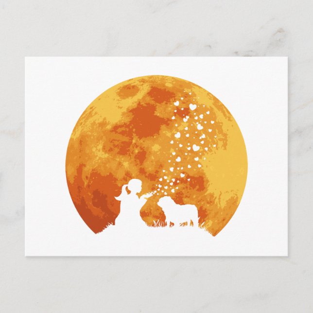 Cartão Postal Buldogue (Frente)