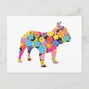 Cartão Postal Buldogue Francês