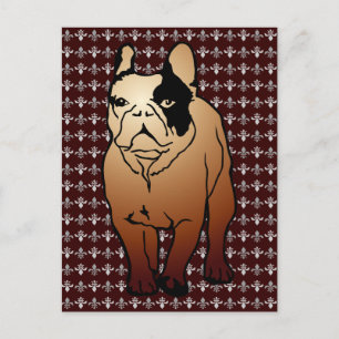 Cartão Postal Buldogue Francês