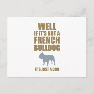 Cartão Postal Buldogue Francês