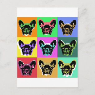 Cartão Postal Buldogue francês