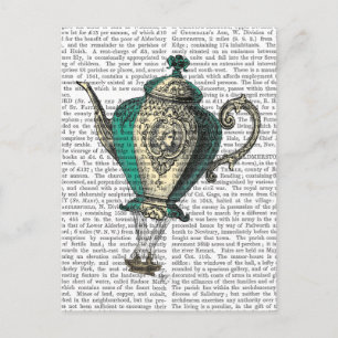 Cartão Postal Bule voador 1 Verde e Amarelo