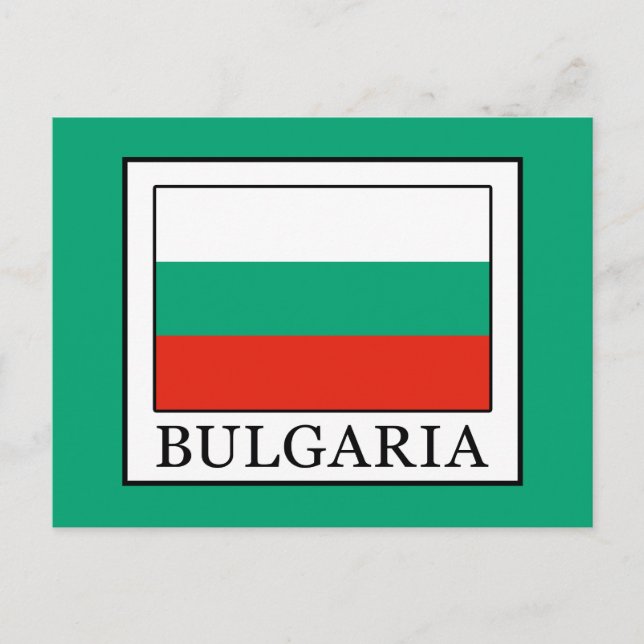 Cartão Postal Bulgária (Frente)
