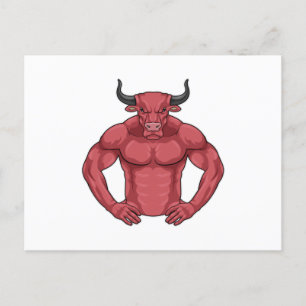Cartão Postal Bull como Bodybuilder extreme