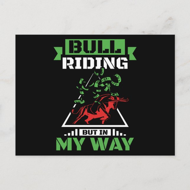 Cartão Postal Bull Market Trading Investing (Frente)