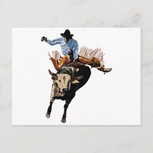 Cartão Postal Bull Rider