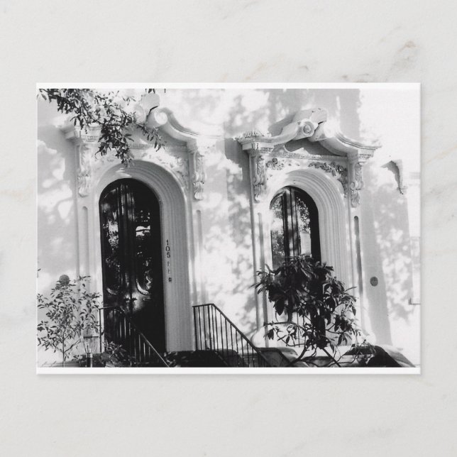 Cartão Postal Bull Street Charleston (Frente)