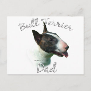 Cartão Postal Bull Terrier Pai 2