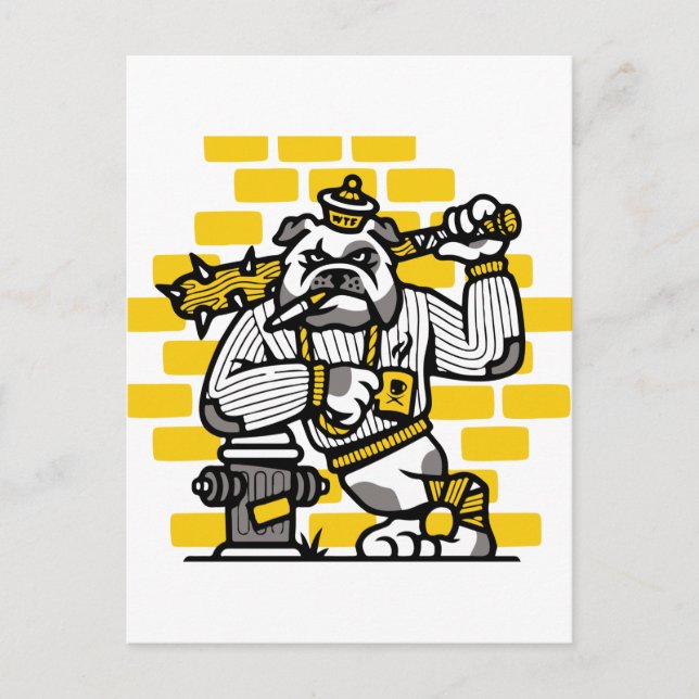 Cartão Postal Bulldog Gang (Frente)