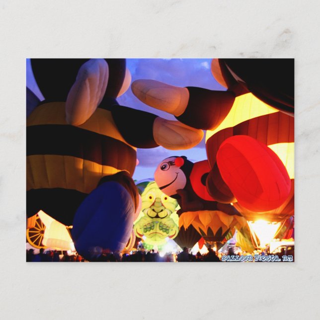 Cartão Postal Bumblebee Love (Frente)