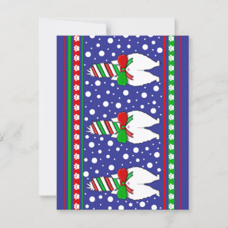 Cartão Postal Bumbum de Natal Verde