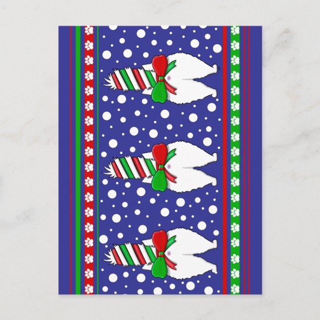 Cartão Postal Bumbum de Natal Verde (Frente)