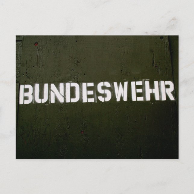 Cartão Postal Bundeswehr (Frente)