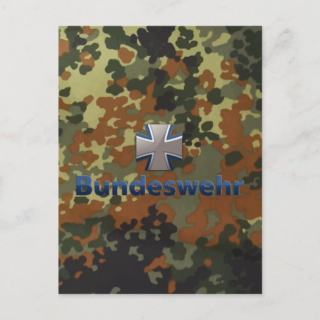 Cartão Postal Bundeswehr Emblem (Frente)