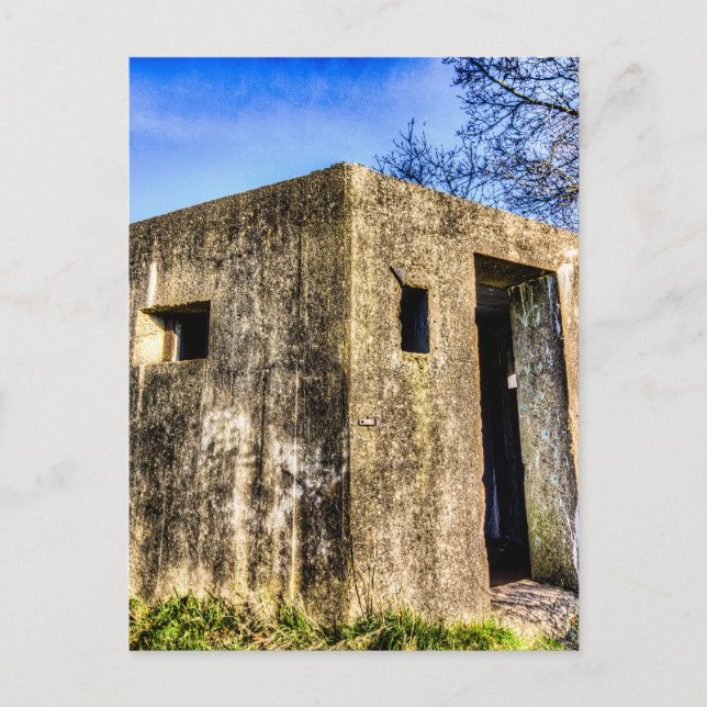Cartão Postal Bunker da Segunda Guerra Mundial (Frente)