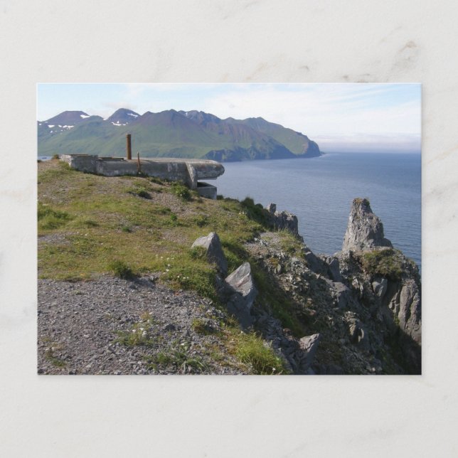 Cartão Postal Bunker de Pesquisa WWII em Fort Swatzka (Frente)