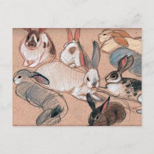 Cartão Postal Bunnies