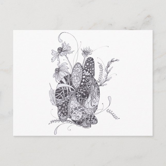 Cartão Postal Bunny Rabbit (Frente)