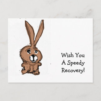 Cartão Postal Bunny Recovery Card