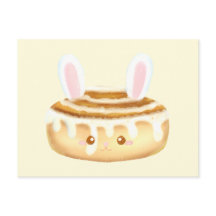 Bunny Sweet Dessert Cinnamon Bun